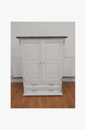 Komoda v provensálskom štýle – biela patina (výstavný kus, outlet)